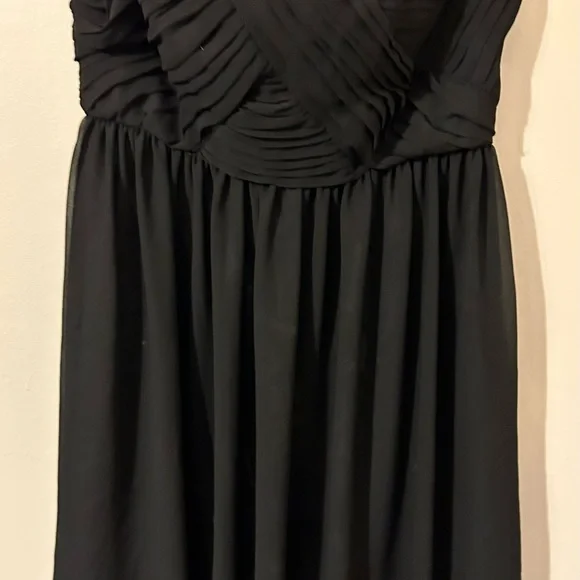 strapless open back dress Mixed Media Fit and Flare Sweater Dress – English Factory main image 1